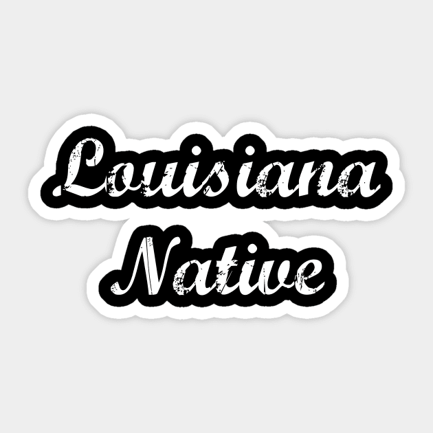 Louisiana Native Sticker by jverdi28